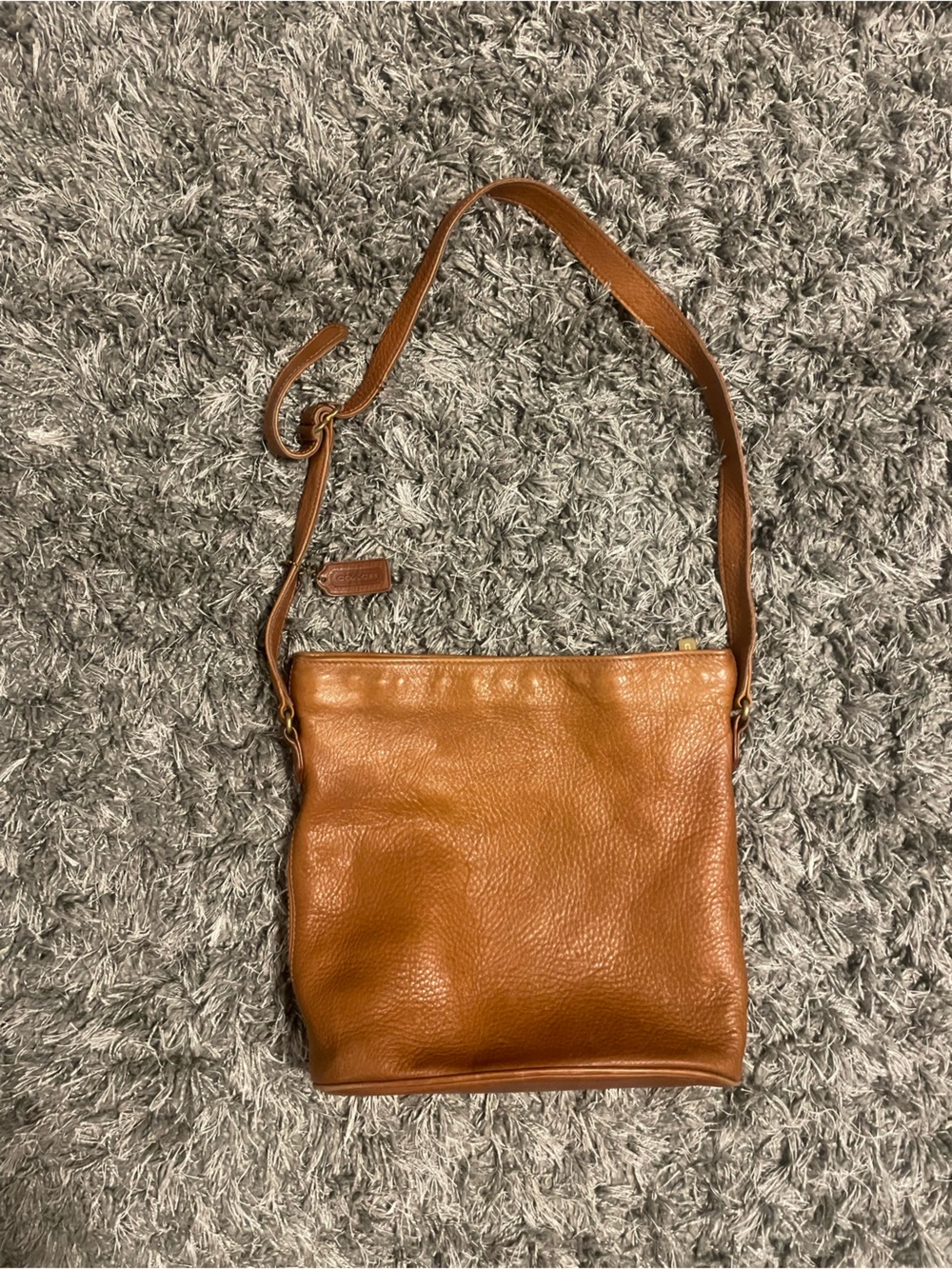 Coach Tan Leather Crossbody Bag
